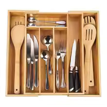Bamboo Drawer Organisers