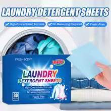 Laundry Detergent Sheets (30 sheets)