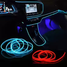 Car interior strip lights